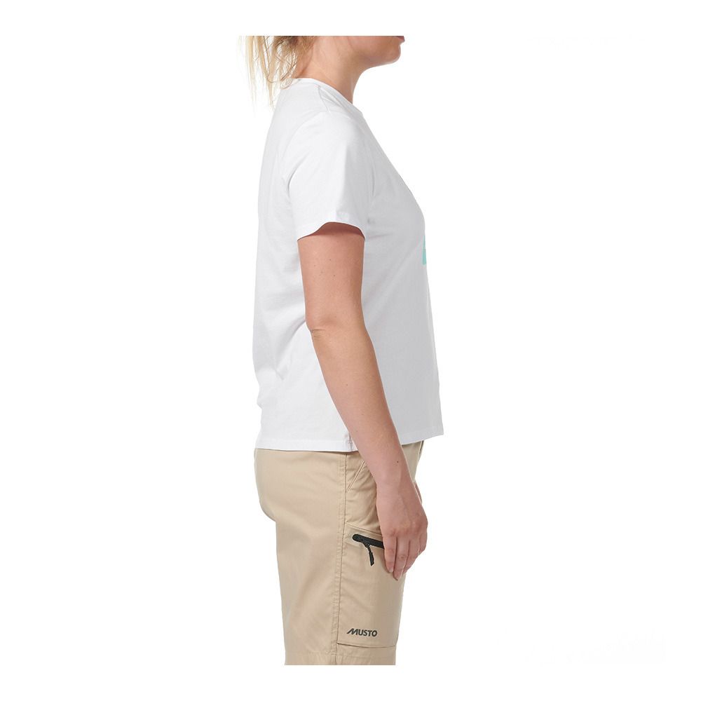Musto MARINA GRAPHIC 2.0 - Tee-shirt Femme white