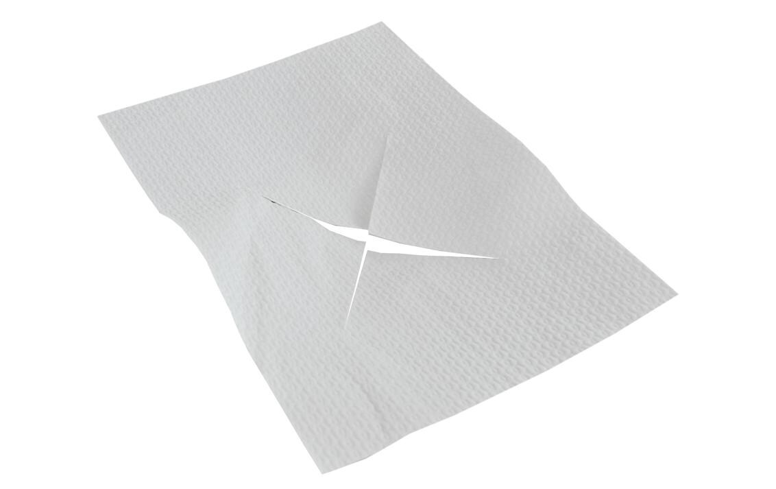 Gesichtsauflage für Massageliegen Vlies 30 x 21 cm 100 StückGesichtsauflage für Massageliegen (Vlies)