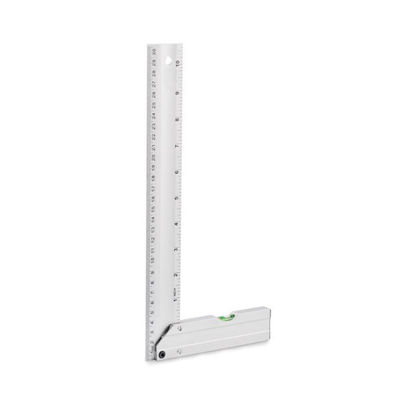 GiftRetail MO2480 - MEJURE Equerre en aluminium 30 cm