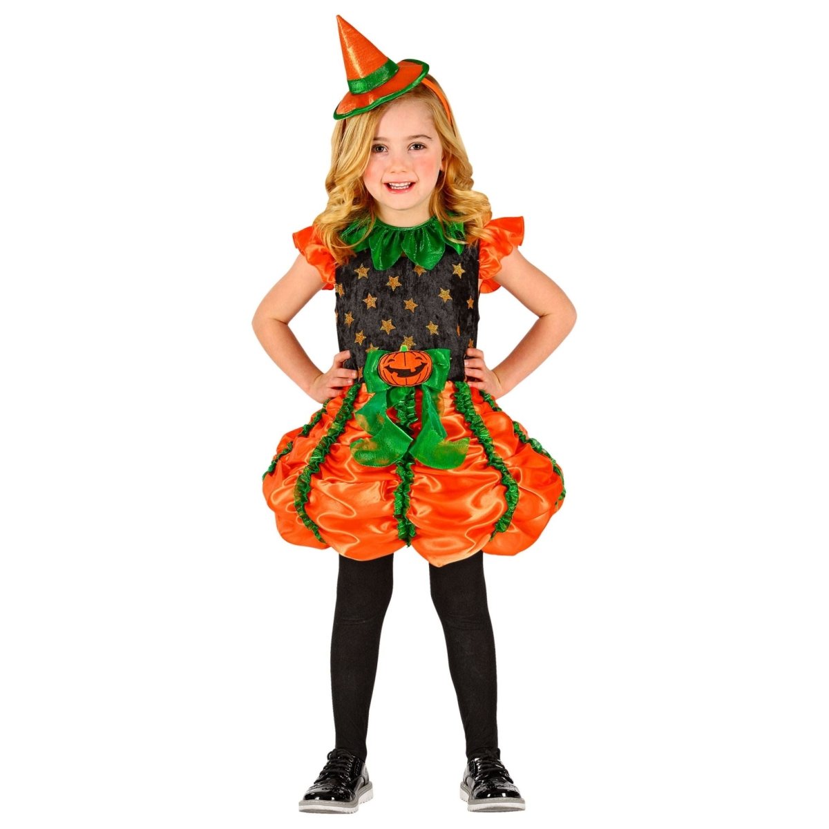 Halloween Jurk Meisje Pompoen Heks