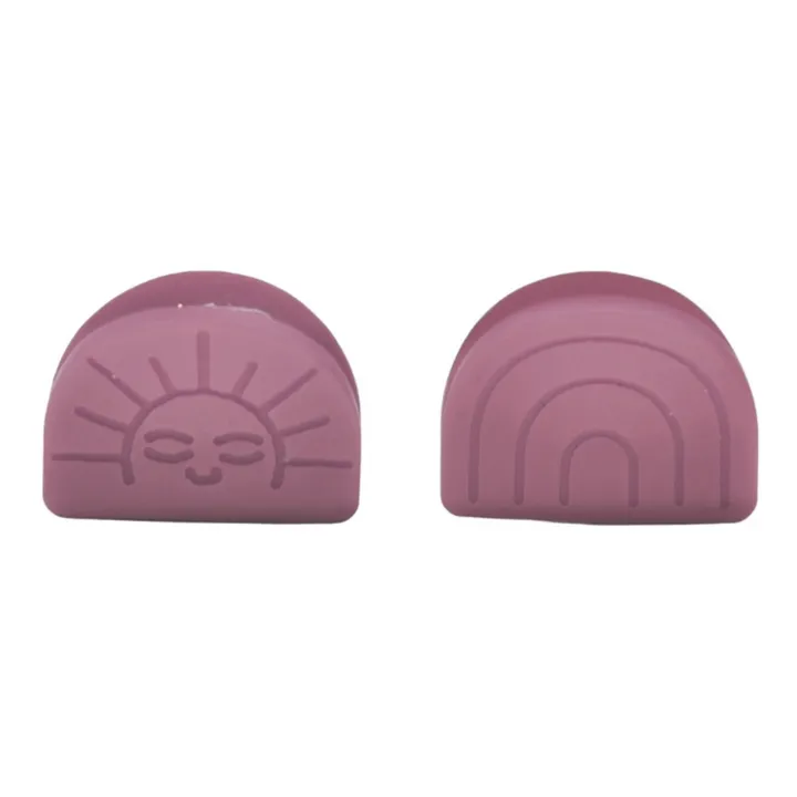 Grech & Co Set de 2 Pinces | Mauve