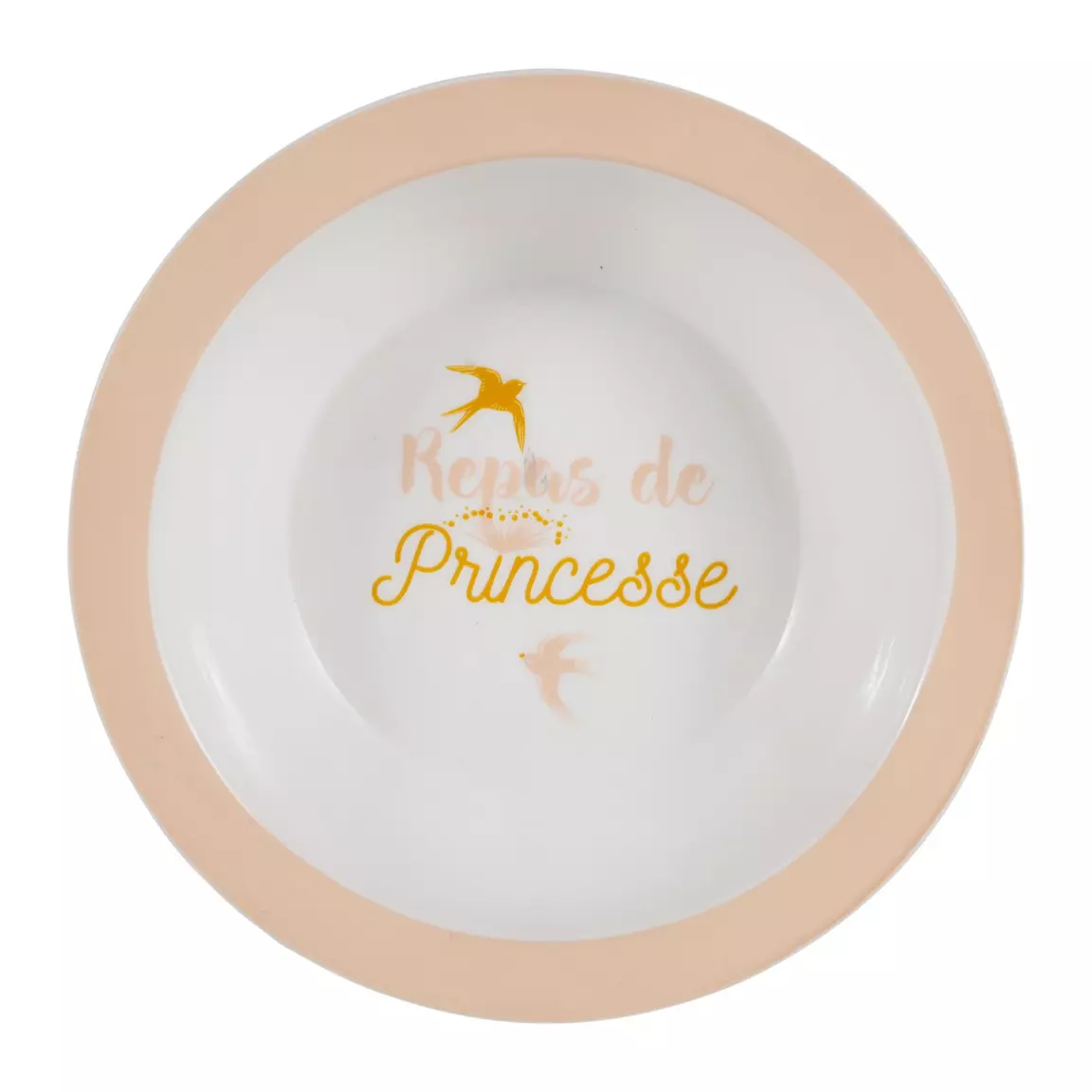 Coffret repas 5 pièces Cygne Rose