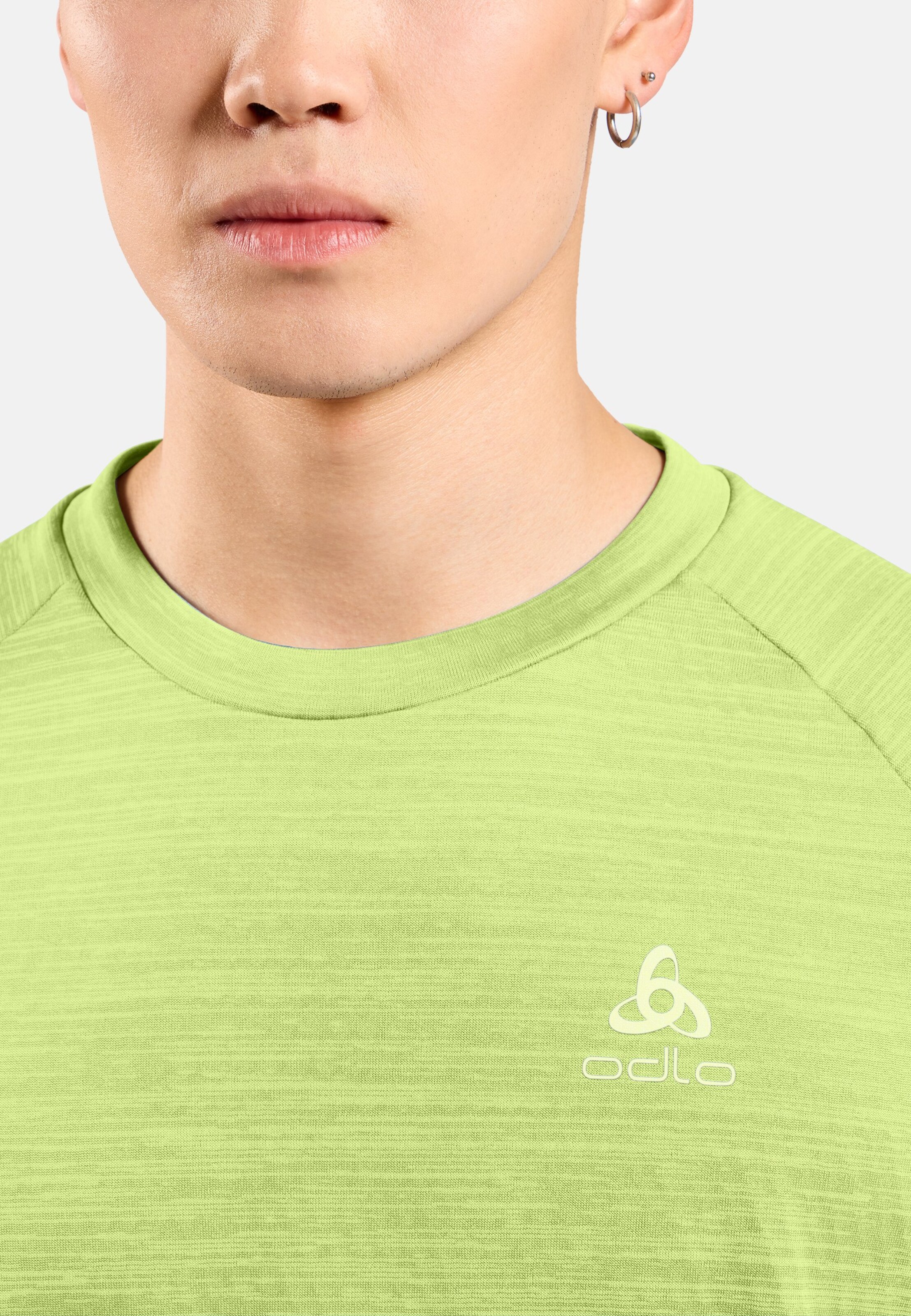 Run Easy Warm Mid Layer in shadow lime melange