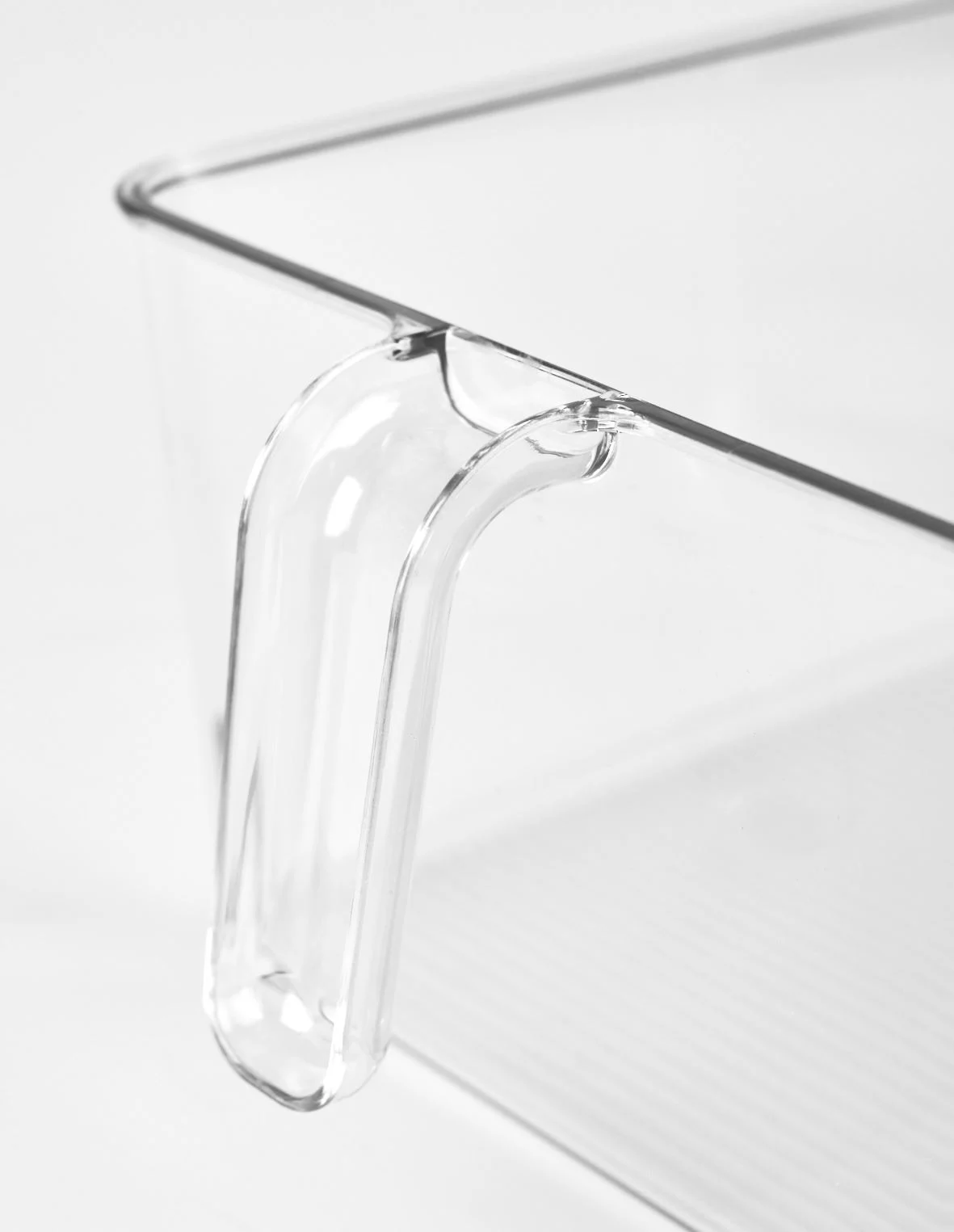 Oppbevaringsboks transparent - 12,5x30x11 cm