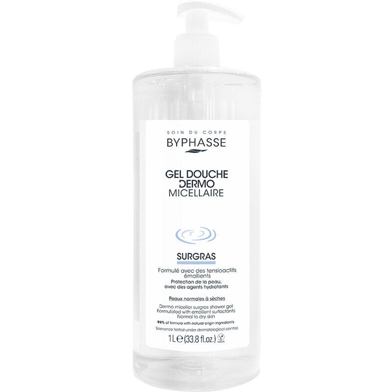 Gels douche dermo-micellaires surgras - Peaux normales à sèches - 2 x 1 L
