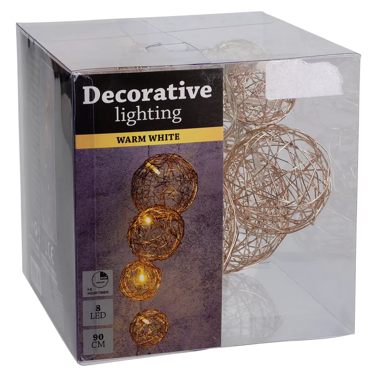 Lichterkette LED LED-Balls Gold