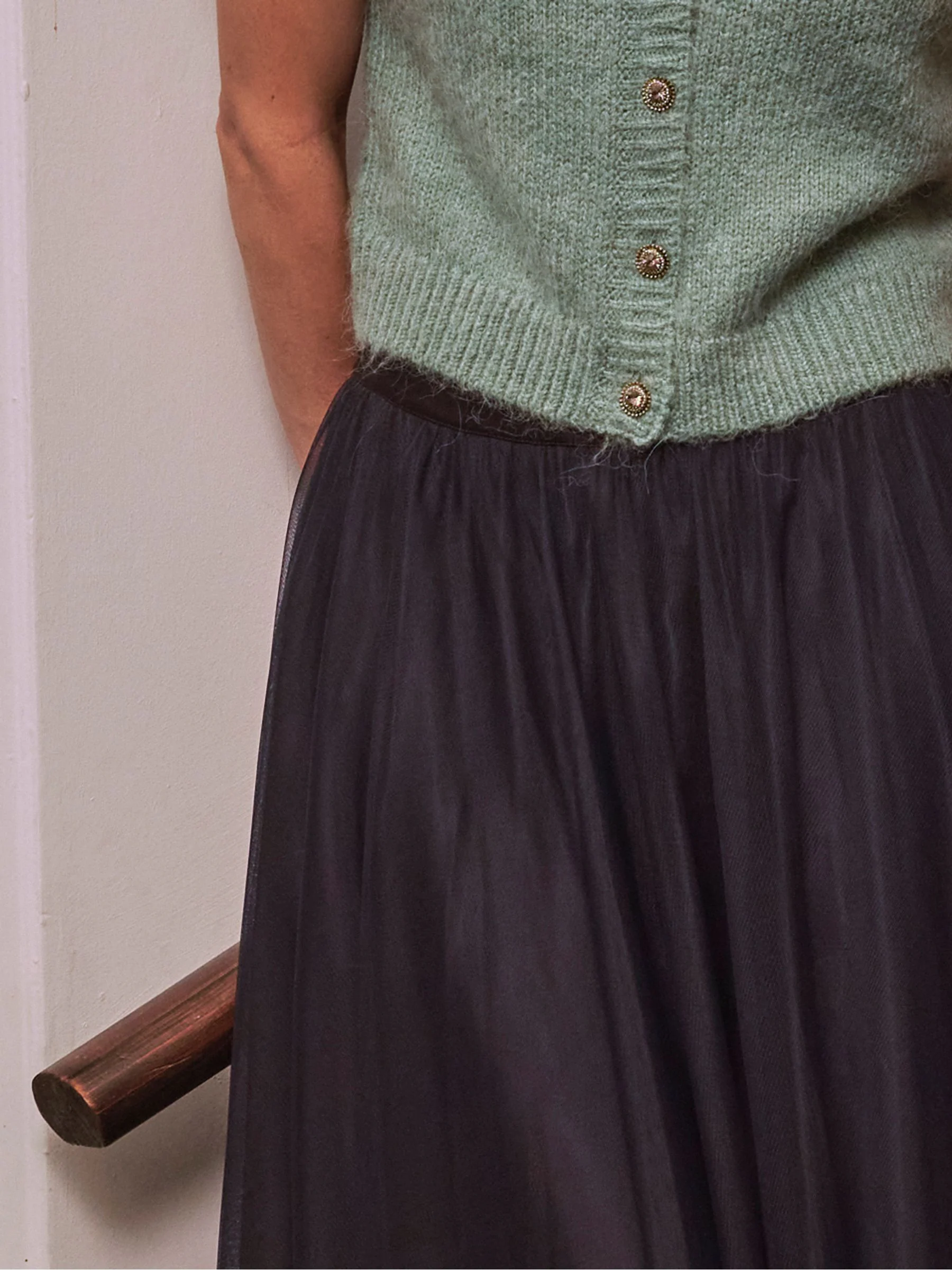Donkerblauw - FatFace Prom Tule Rok