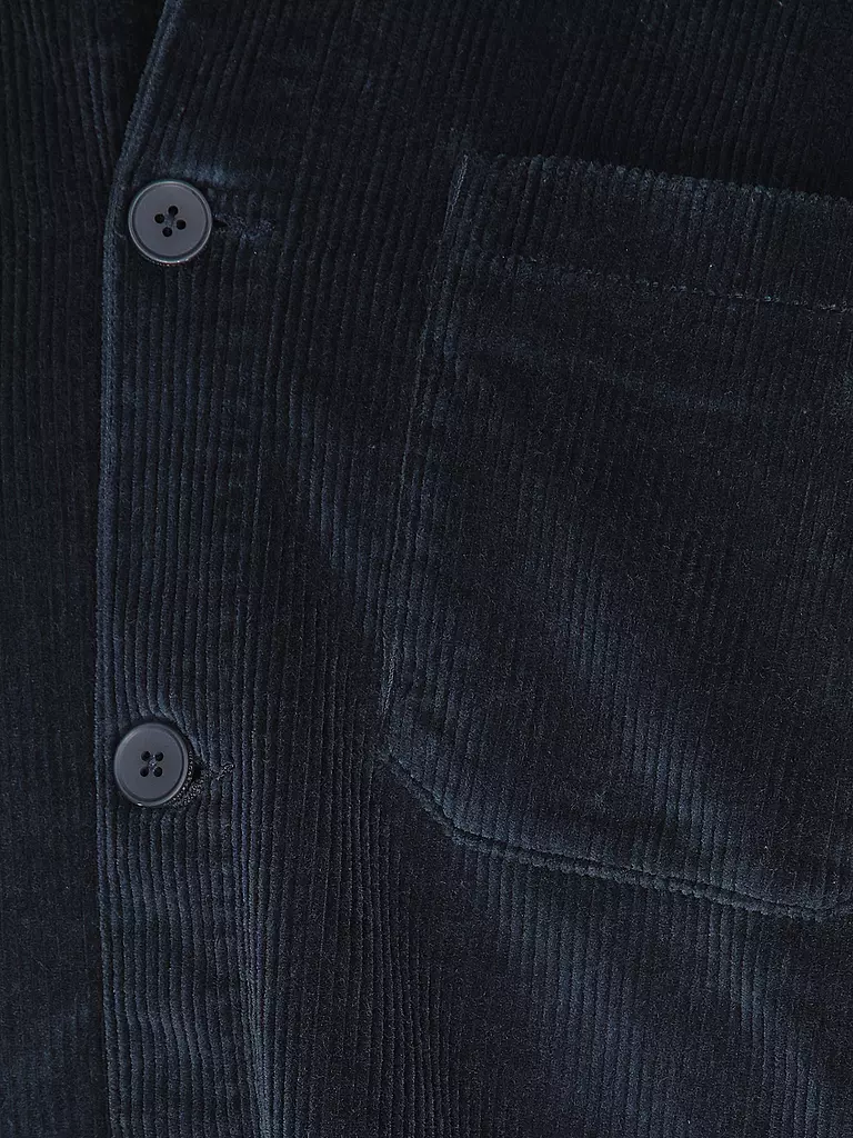 KNOWLEDGE COTTON APPAREL Cord Overshirt blau