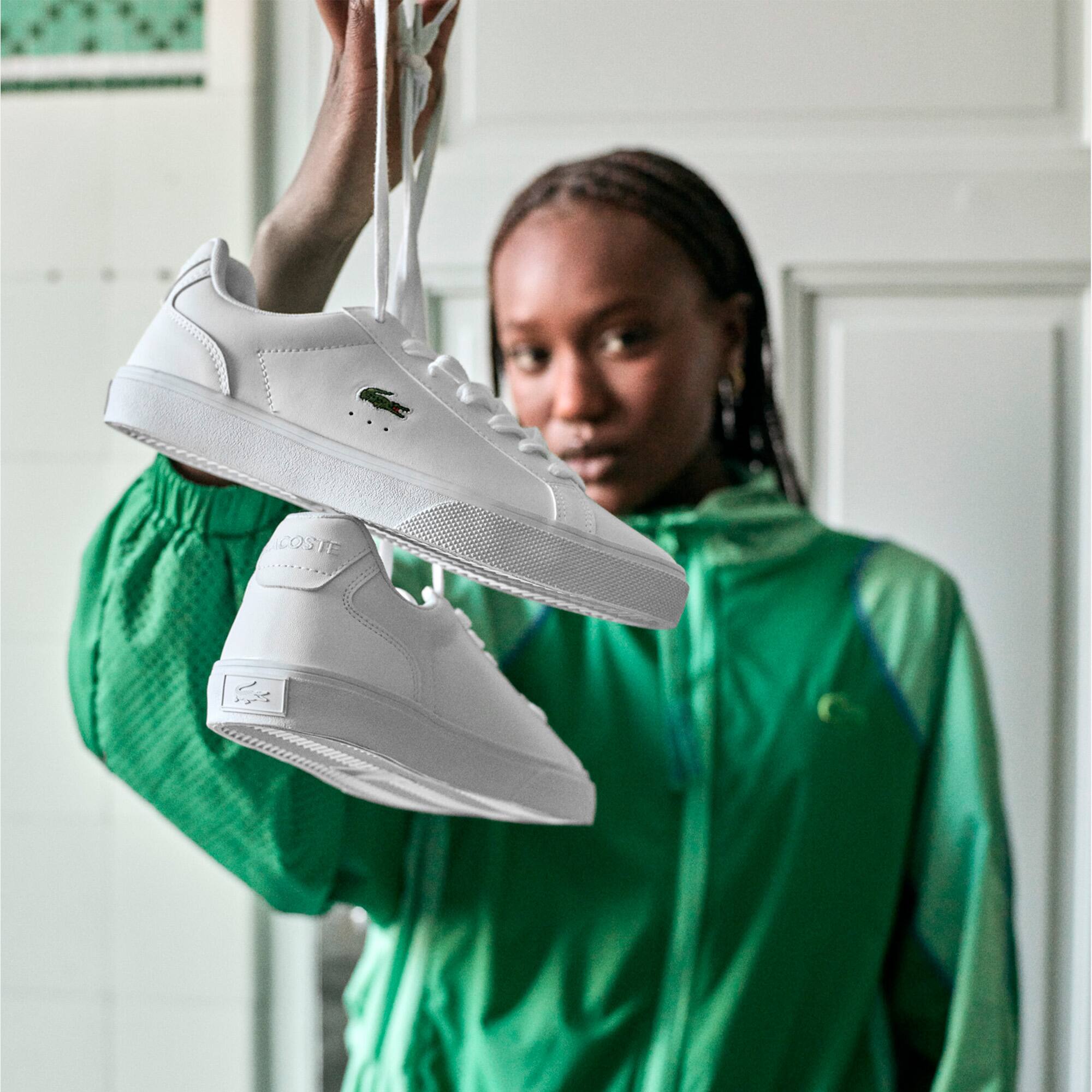 Damen LACOSTE Sneakers Lerond Pro Baseline aus Leder Sneakers - Weiss - Lacoste - Damen