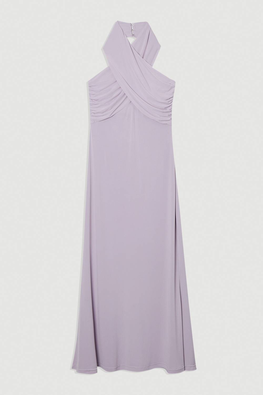 KarenMillen Robe Maxi Drapée en Crépe Jersey
