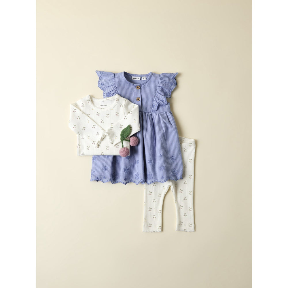 Køb Name It Cloud Dancer Nbfficherry Leggings