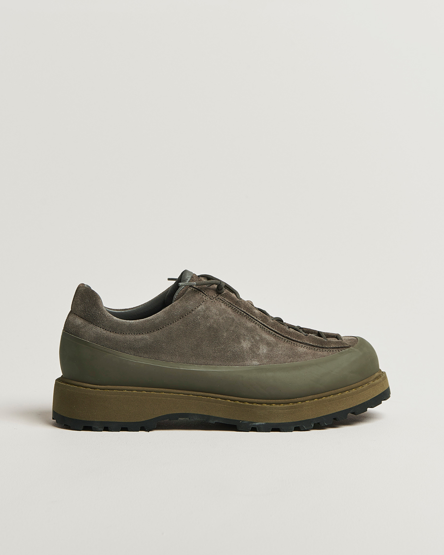 Stone Island Low Top Suede Sneakers Military Green