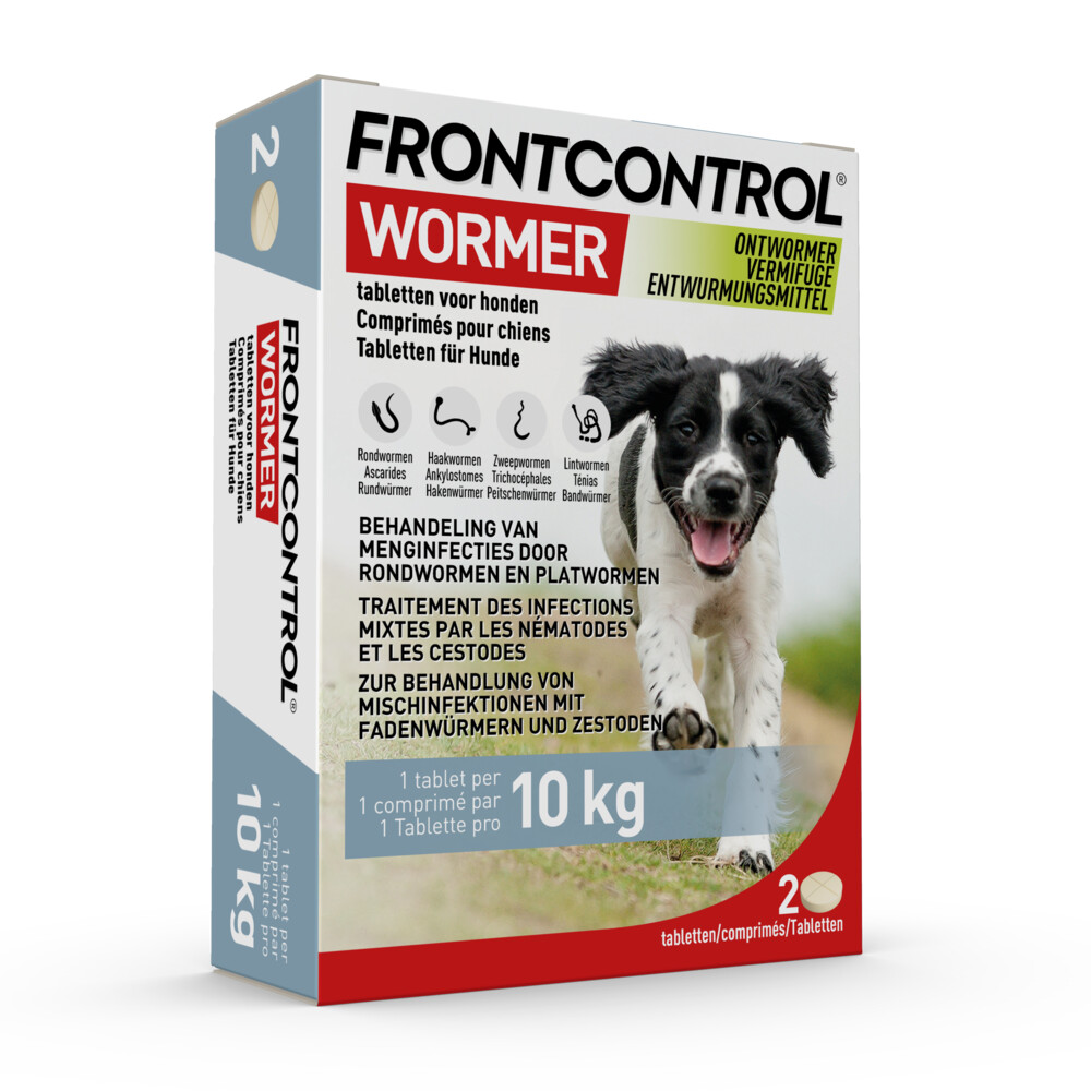 Frontcontrol Wormer Ontworming Tabletten Hond2 tabletten
