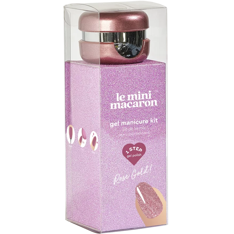 Le Mini Macaron Gel Manicure Kit - Rose Gold