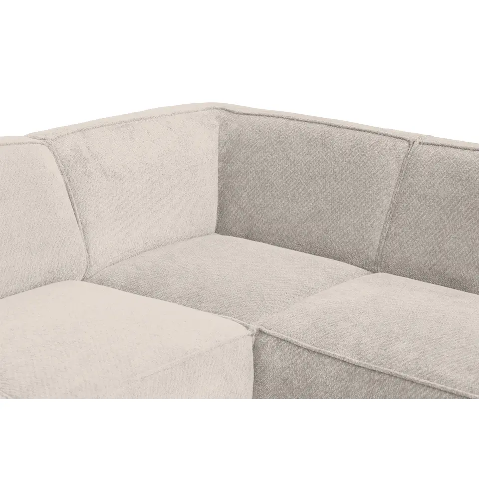 Hoekbank Romy rechts - stof Egon - beige
