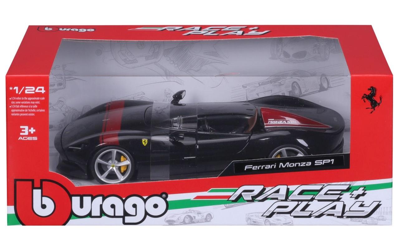 Ferrari Monza SP1 Schwarz 1:24Sammlermodell im Massstab 1:24