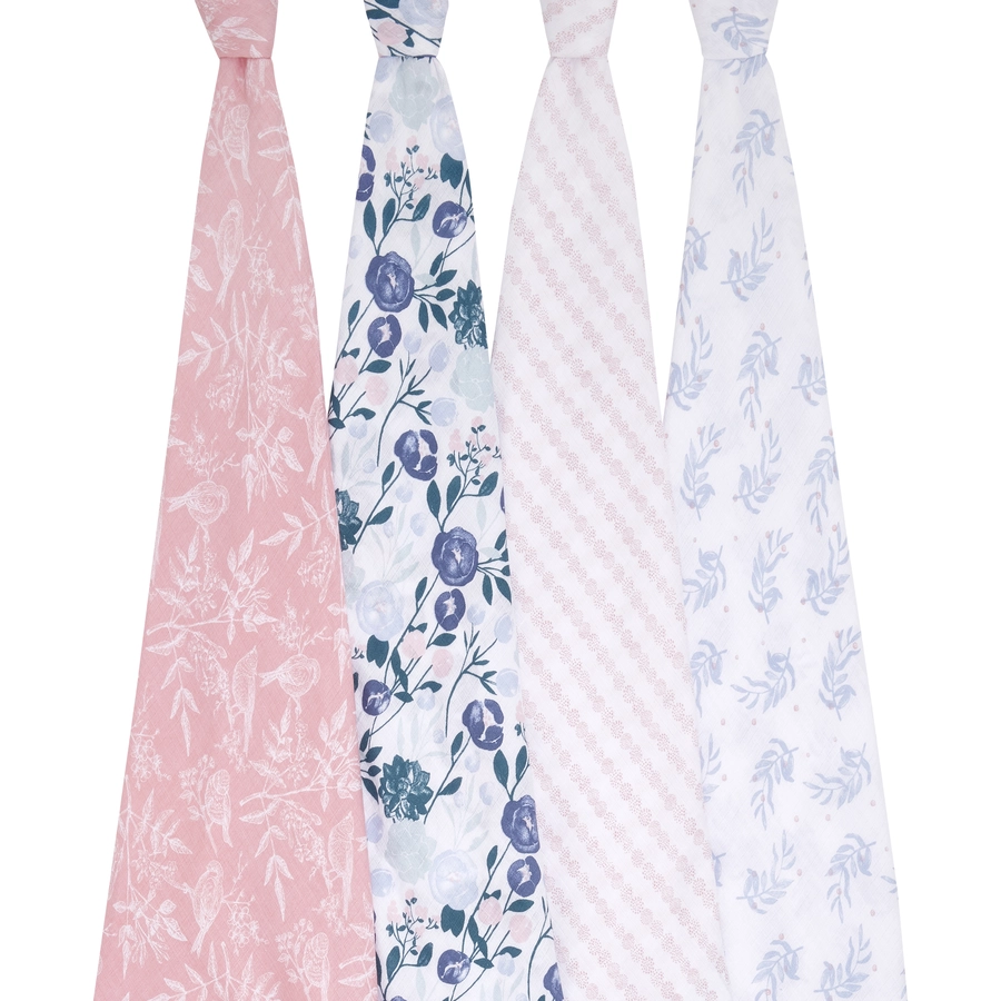 aden + anais™ essentials Pucktuch flowers bloom 4er-Pack