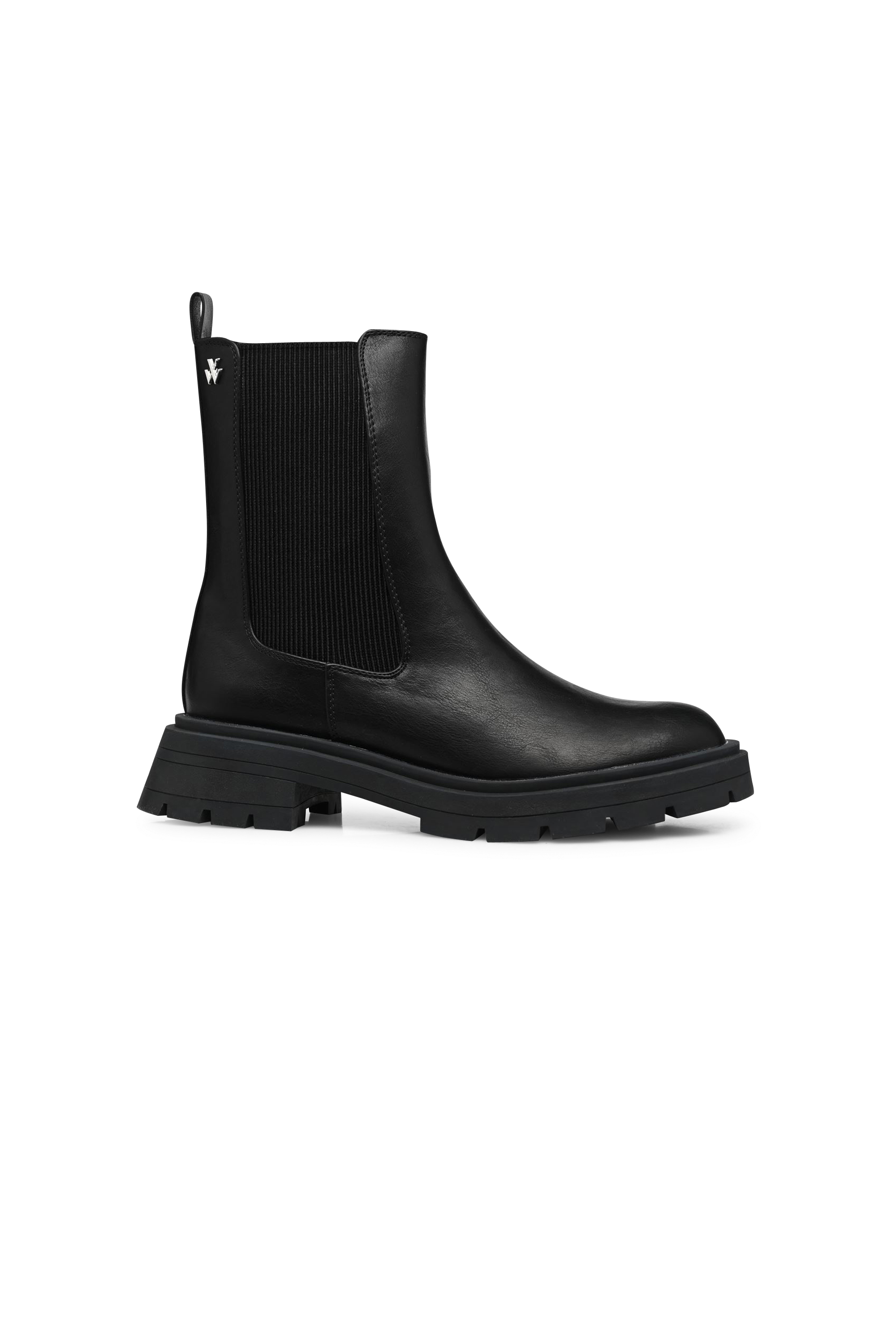 VANESSA WU Bottines montantes PHOEBE Noir