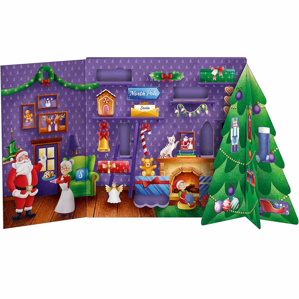 Milka 3D Bastel Adventskalender 163g MHD:31.3.25