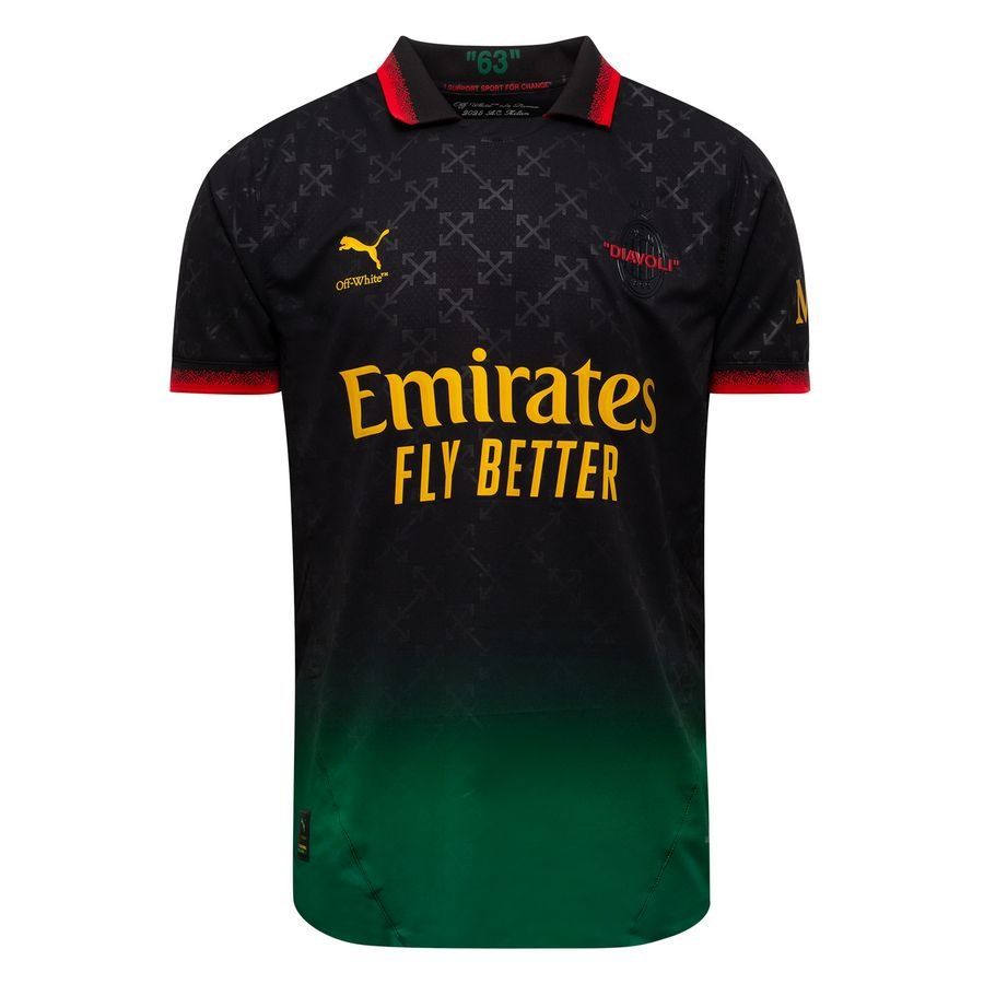 Milan AC X Off-White Quatrième Maillot 2025 Authentic ÉDITION LIMITÉE