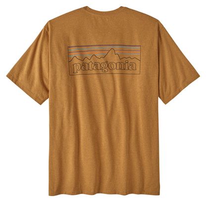T-Shirt Patagonia P-6 Logo Responsibili-Tee Marron