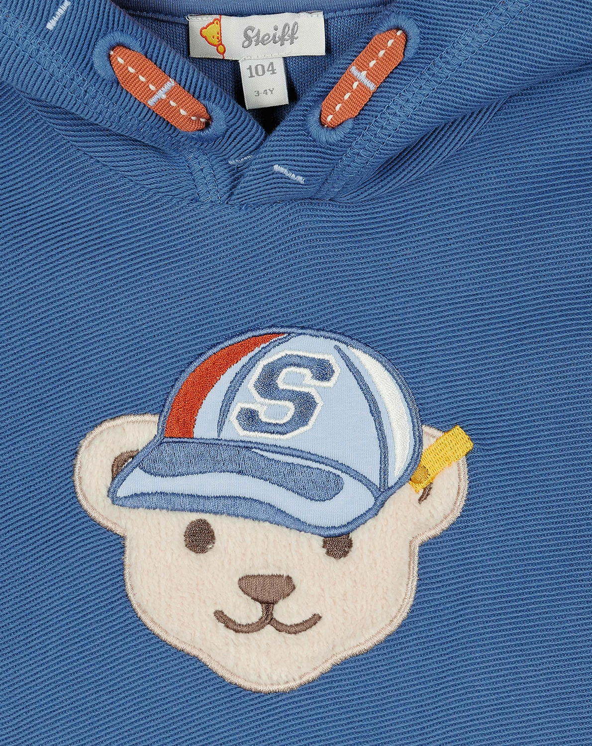 Kapuzen-Sweatshirt TEDDY in bijou blue