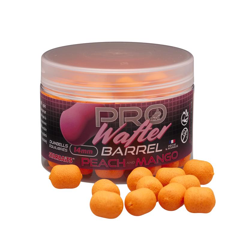 Hookbait Starbaits Probiotic Pro Peach & Mango Wafter Barrel