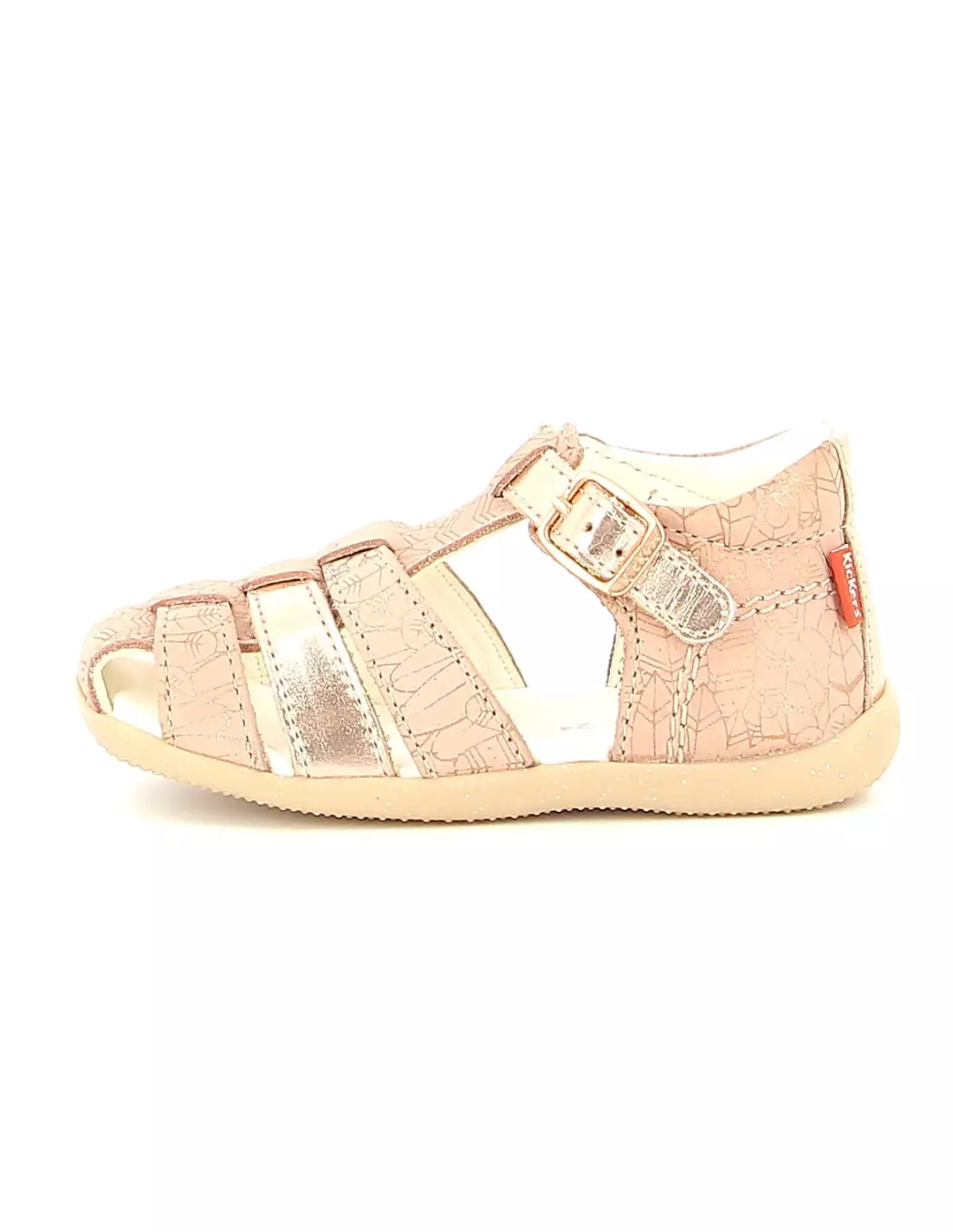 KICKERS BIGFLY - Sandales & nu-pieds Roseethnic