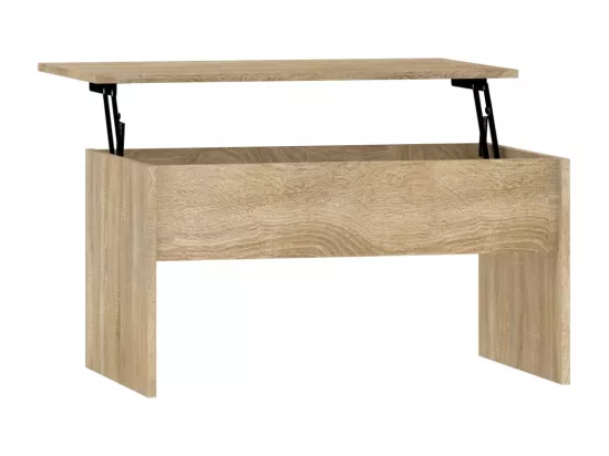 Table basse Chêne sonoma 80x50,5x41,5 cm Bois d'ingénierie