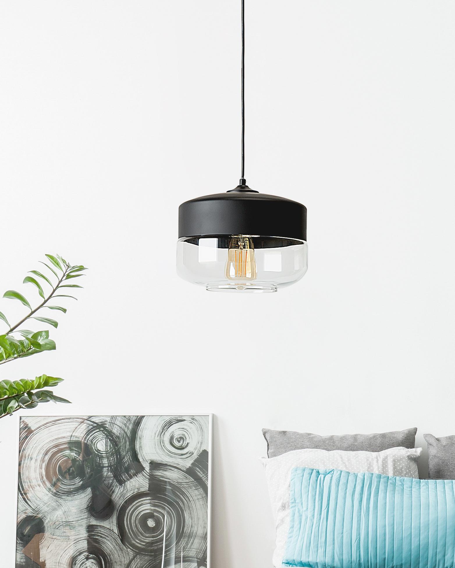 Hanglamp MURRAY Glas Zwart