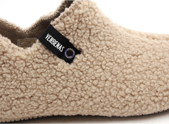 Verbenas chaussons femme yoi nairobi beige