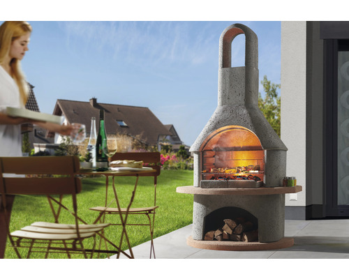 Buschbeck barbecuehaard Carmen 65 x 110 cm beton