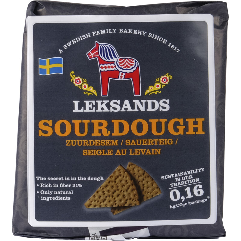 Leksands Zweeds Rogge Knackebrod Punt zuurdesem