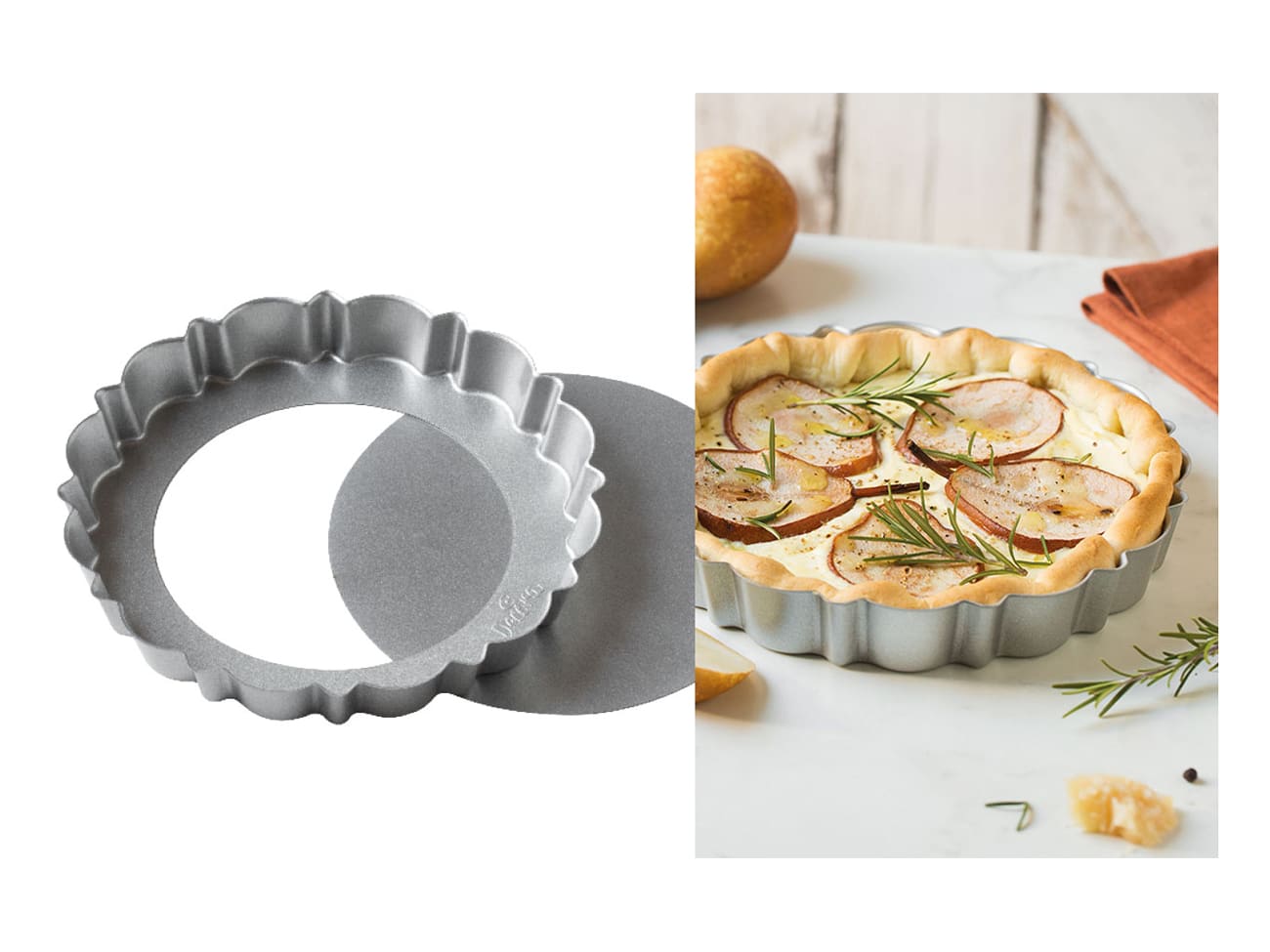 Moule à tarte rond - design - Ø 20 cm - Decora