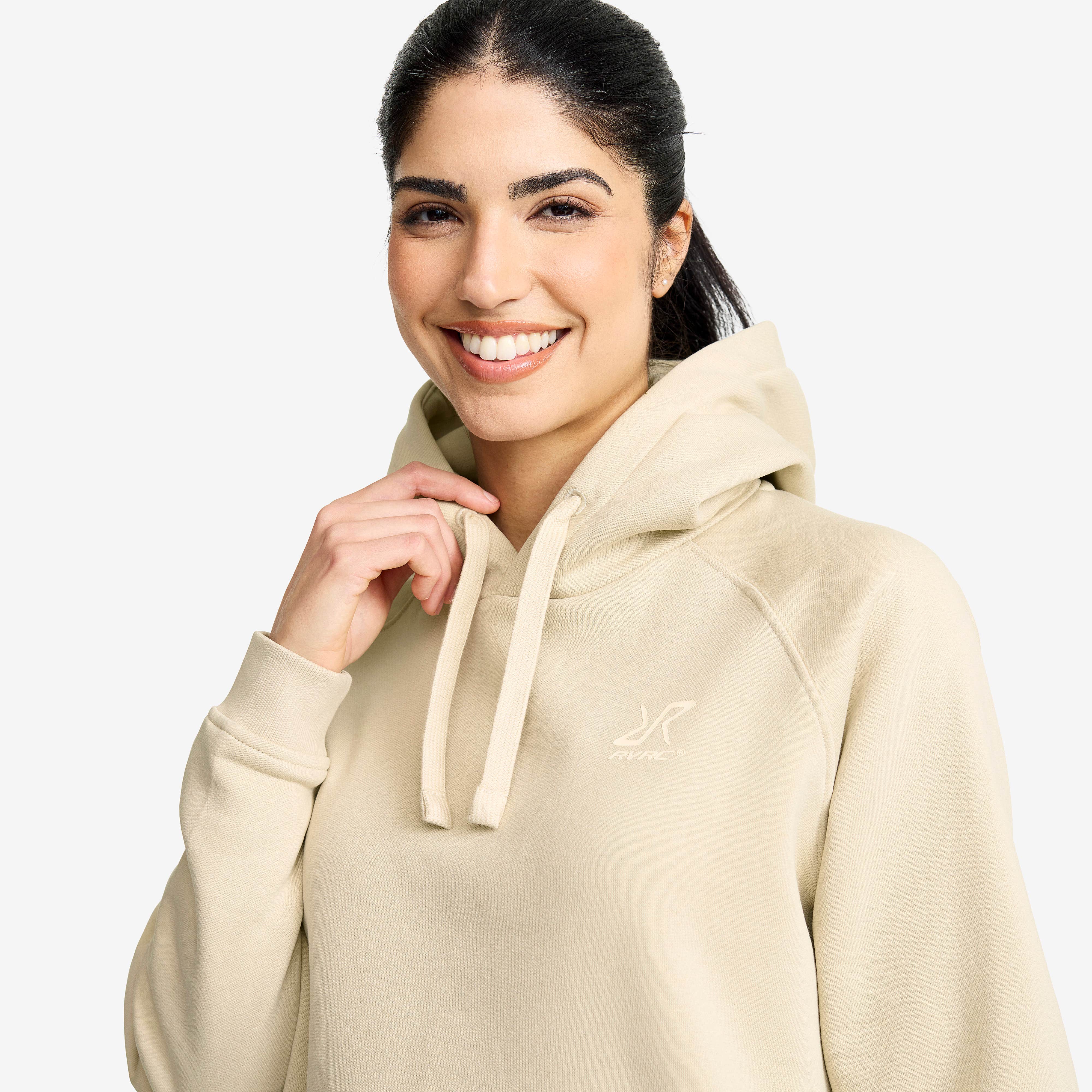 RVRC Hoodie Dame Oatmeal