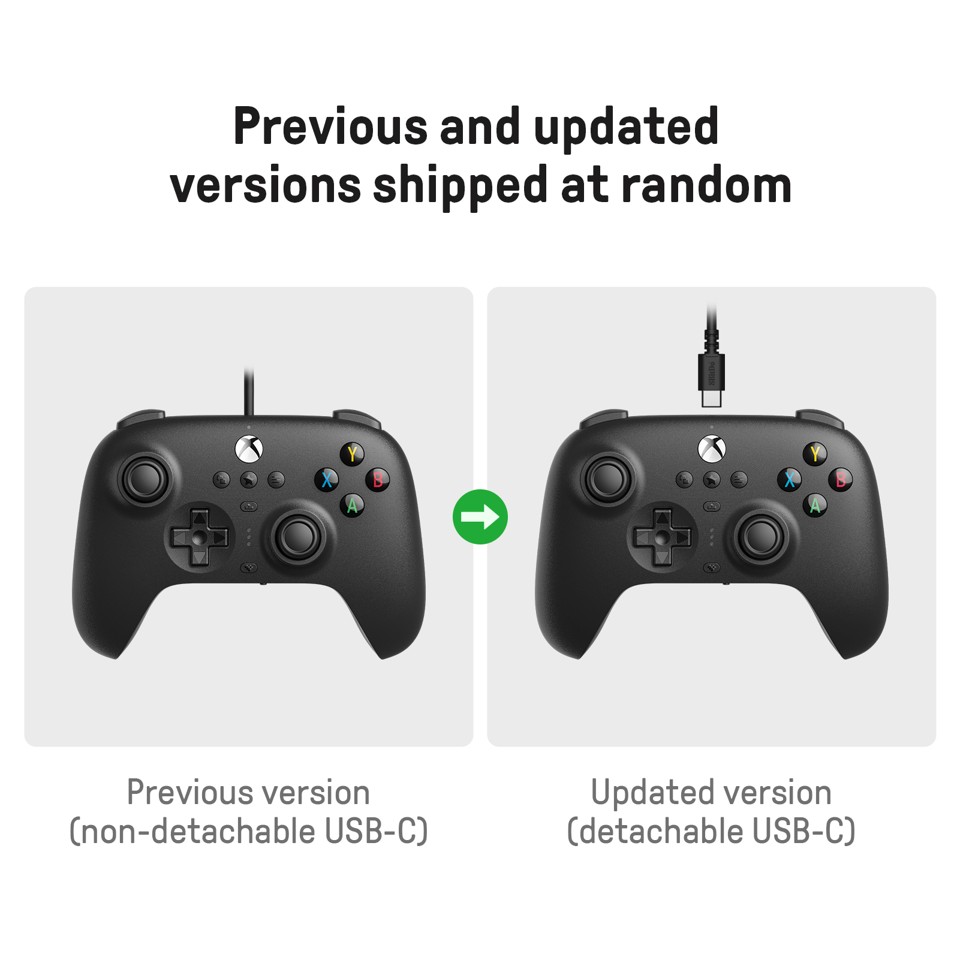 8BitDo Ultimate Wired Controller for Xbox Hall Ed/Black