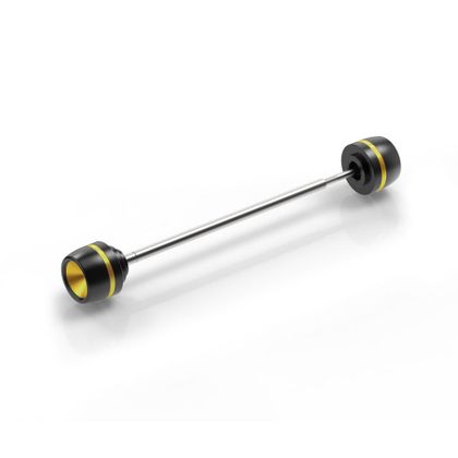 Protections de fourche Rizoma pour axe de roue avant - Jaune