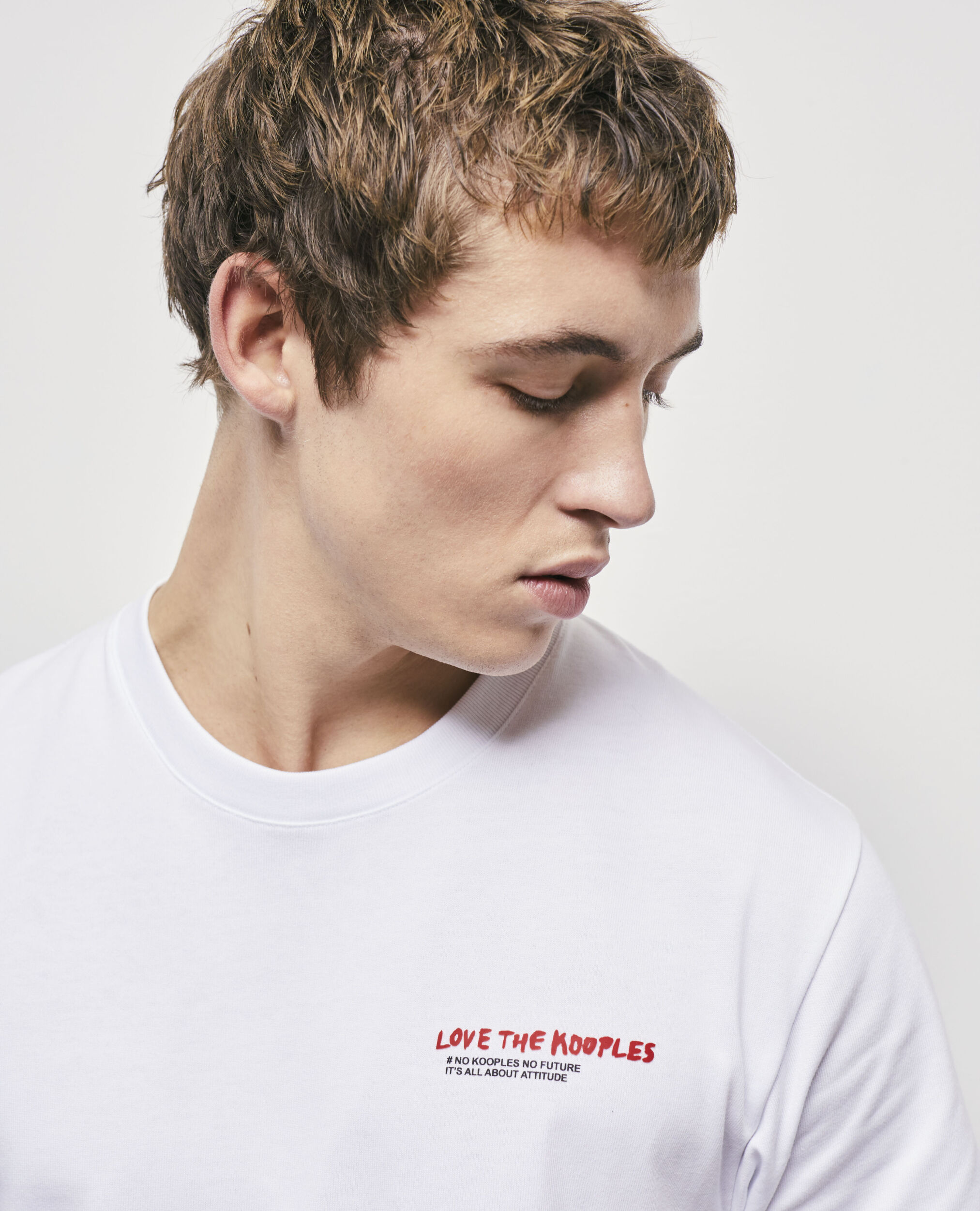 T-shirt I Love Kooples blanc