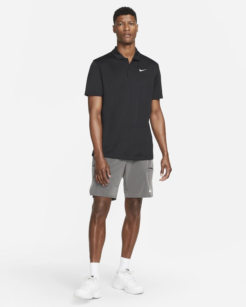 Polo de tennis Nike NikeCourt Noir pour homme