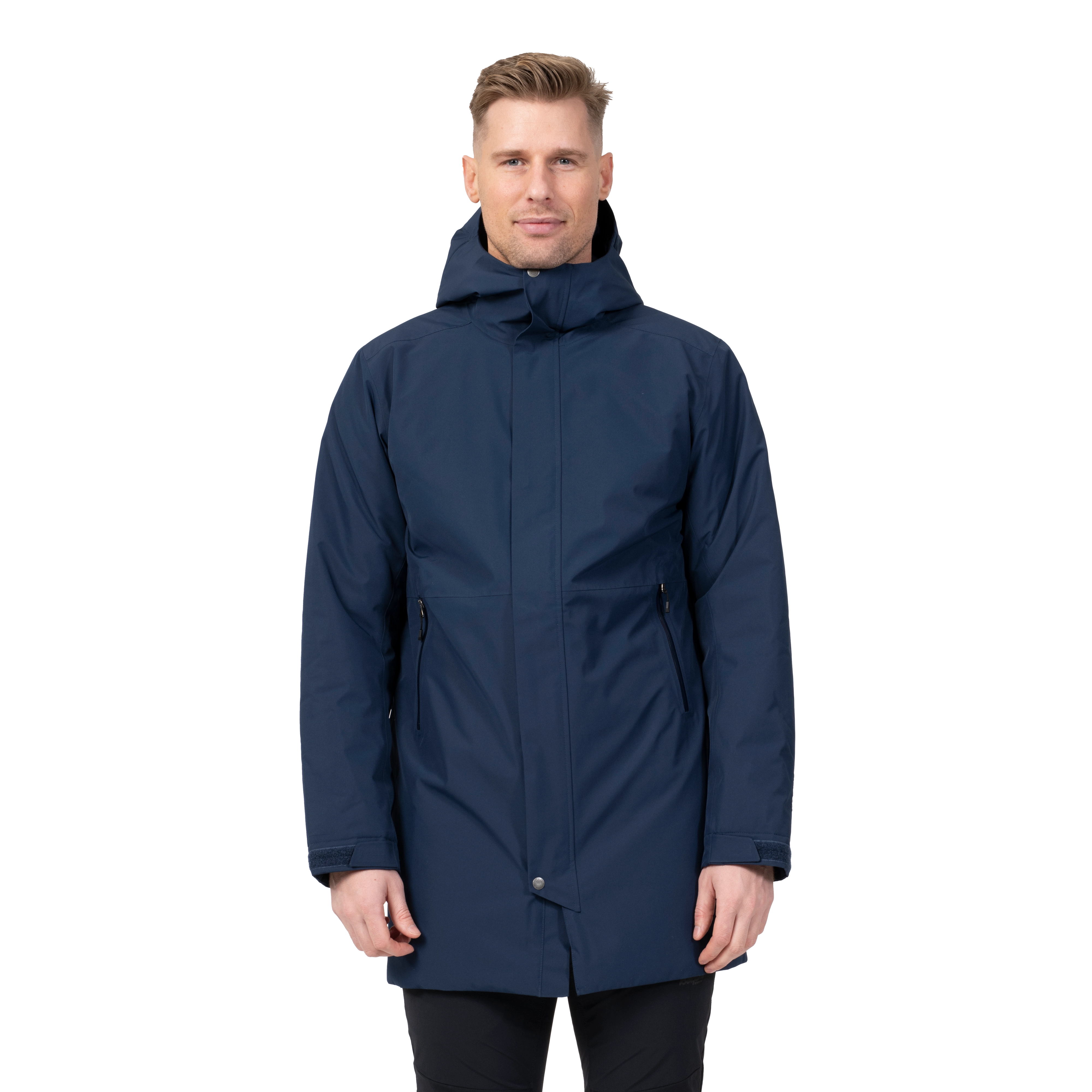 Urban Insulated Shell Coat Men Navy Blue
