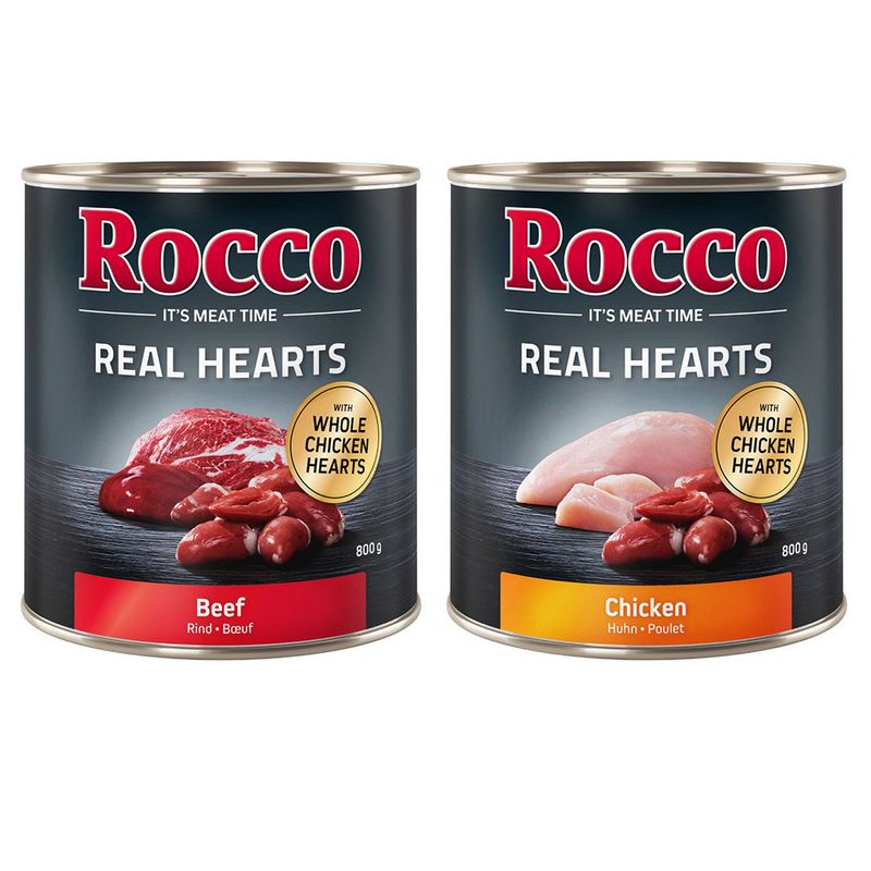 Lot Rocco Real Hearts 24 x 800 g