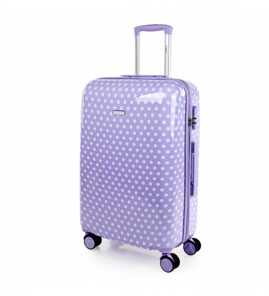 Mala de viagem rígida ITACA 702460 Lilás - 67x45x24cm -