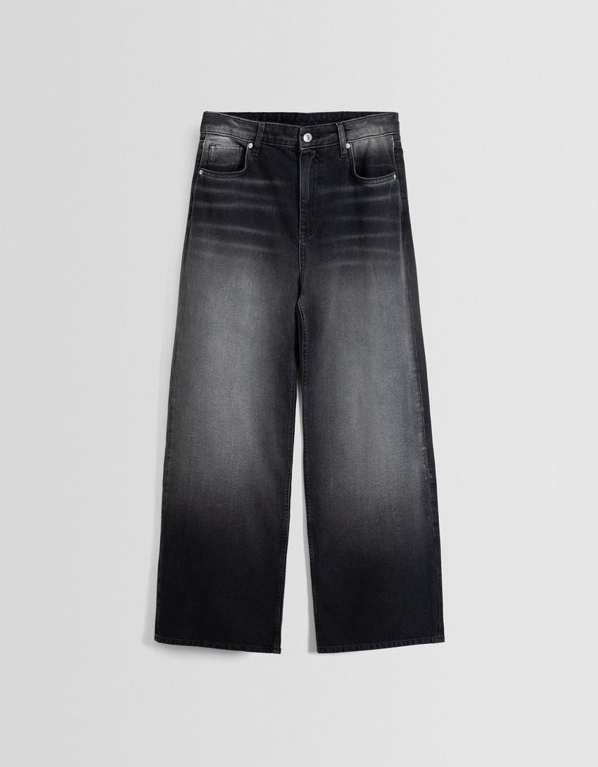 calças jeans largas
