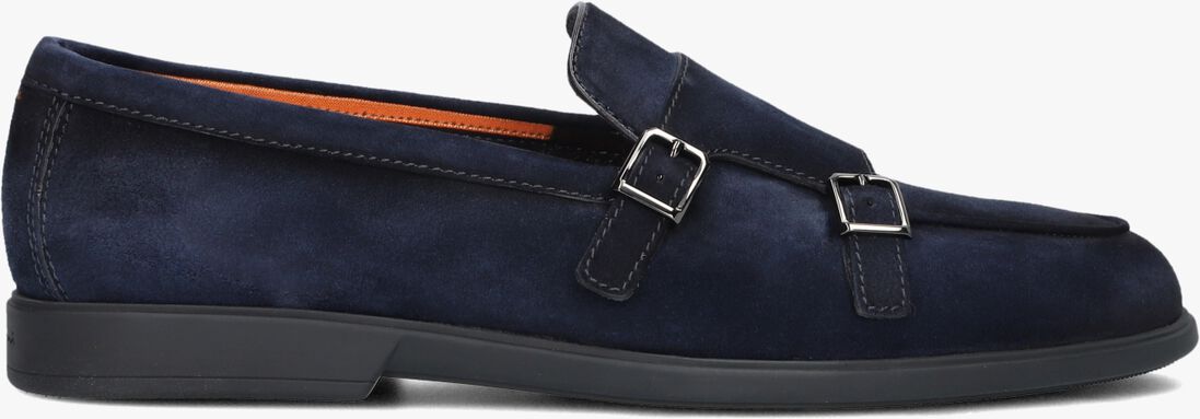 blauwe santoni loafers pura