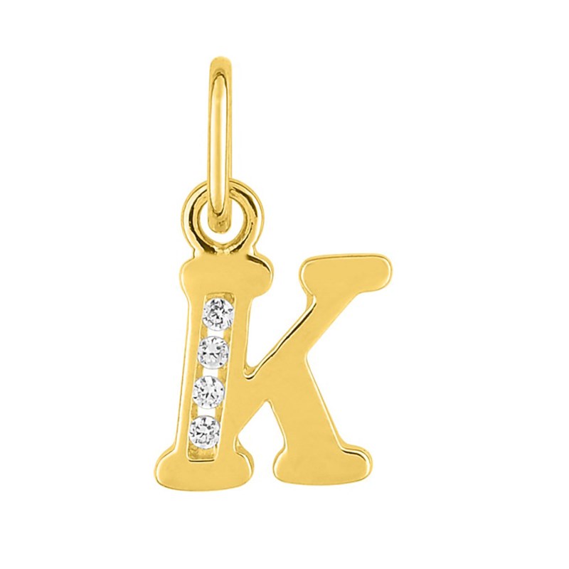 Pendentif enfant - Or 18 Carats - Diamant 0,032 Carats