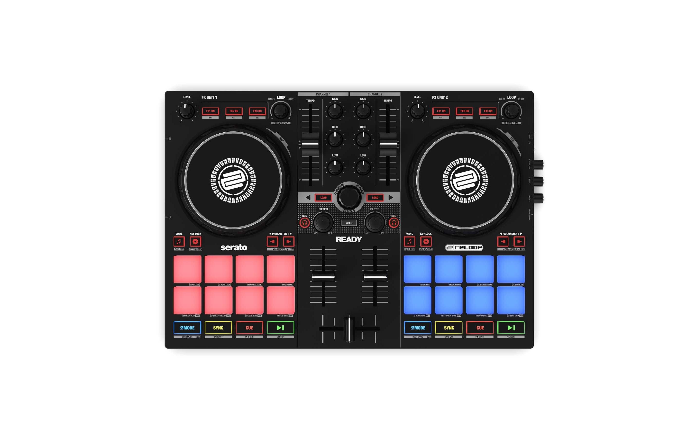 DJ-Controller Ready<br>Kleine Grösse, grosse Möglichkeiten