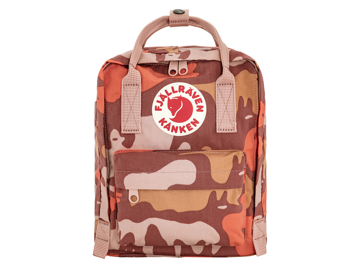 Fjällräven Kånken Graphics Mini rugzak - Chalk Rose/Hidden Animals