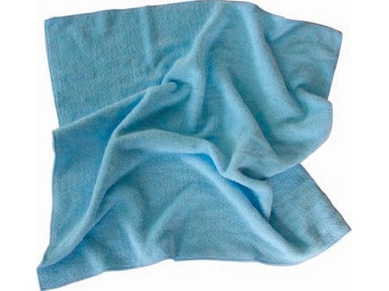 MSV Mikrofaser-Reinigungstuch 50 cm x 50 cm Blau Wischtuch aus Mikrofaser in der Farbe Blau
