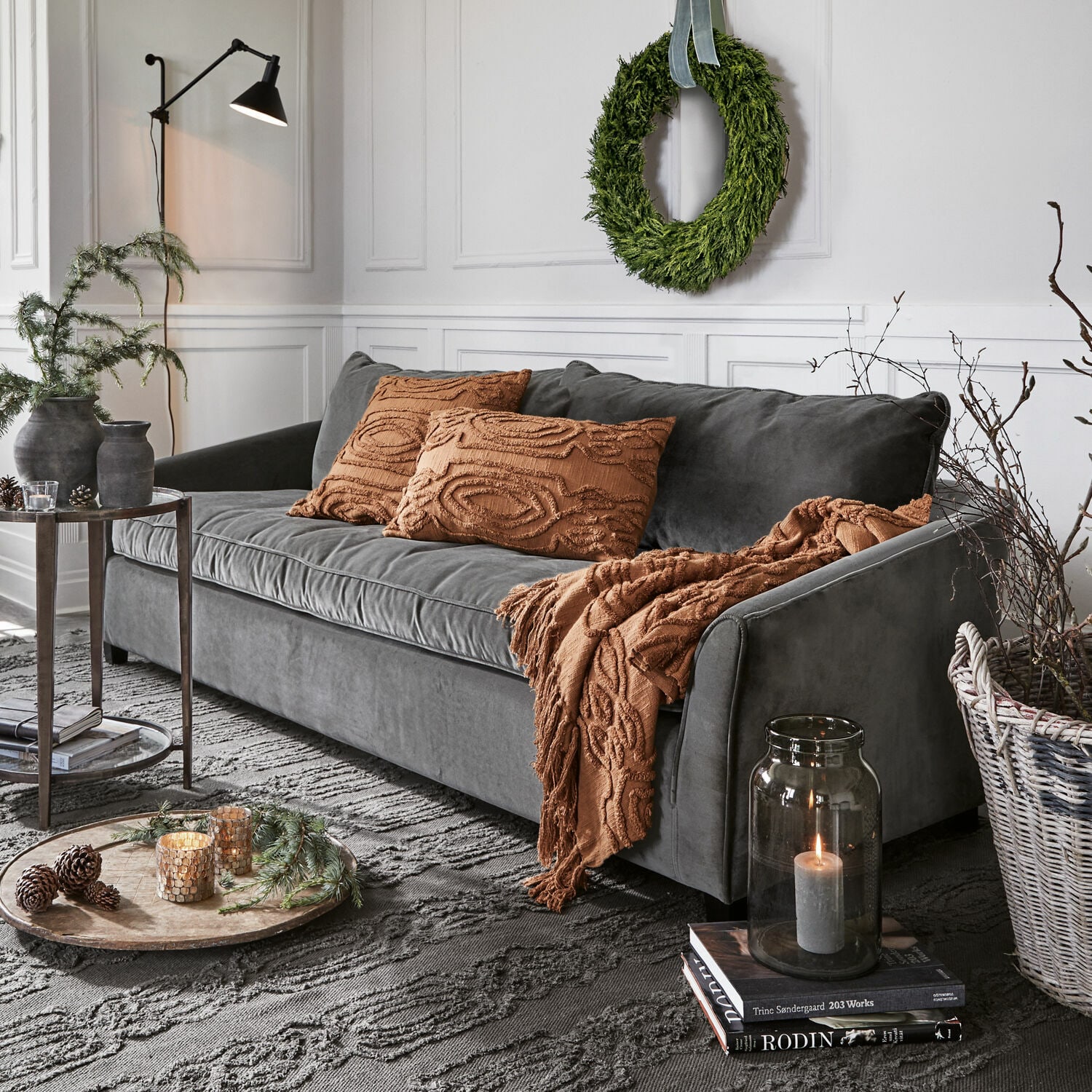 Sofa Lavenham grau