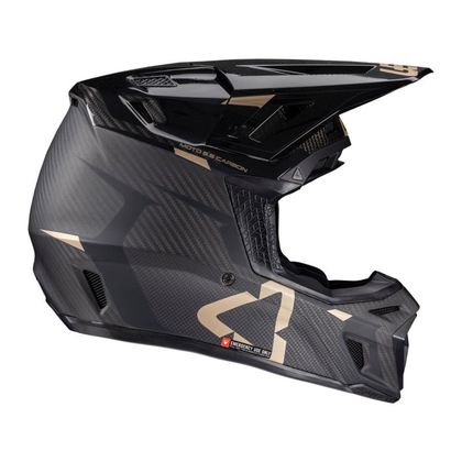 Casque cross Leatt 9.5 CARBON AVEC MASQUE 6.5 IRIS 2025 - Noir